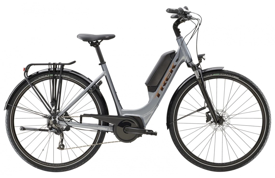 Elcykel Trek Verve+ 1 Lowstep Dt 400wh Dam Grå 3 Elcykel Trek Verve+ 1 Lowstep Dt 400wh Dam Grå