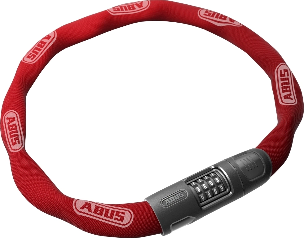 Kättinglås Abus 8808 Combo Russet Red 3 Kättinglås Abus 8808 Combo Russet Red
