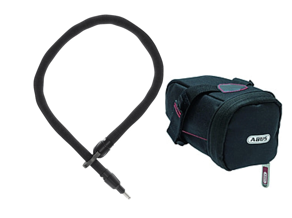 Kättinglås Abus 6mm/100 IVY Till Shield Ringlås Black 3 Kättinglås Abus 6mm/100 IVY Till Shield Ringlås Black