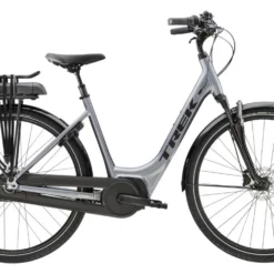 Elcykel Trek District+ 2 Lowstep 400wh Dam Grå