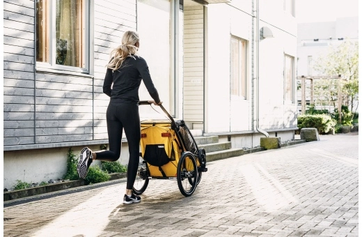 Cykelvagn Thule Chariot Sport 1 Spectra Yellow 4 Cykelvagn Thule Chariot Sport 1 Spectra Yellow - Bild 2