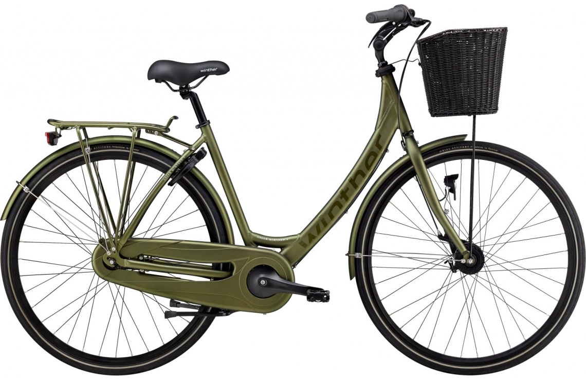 Damcykel Green Winther 4 7-växlad Grön 3 Damcykel Green Winther 4 7-växlad Grön