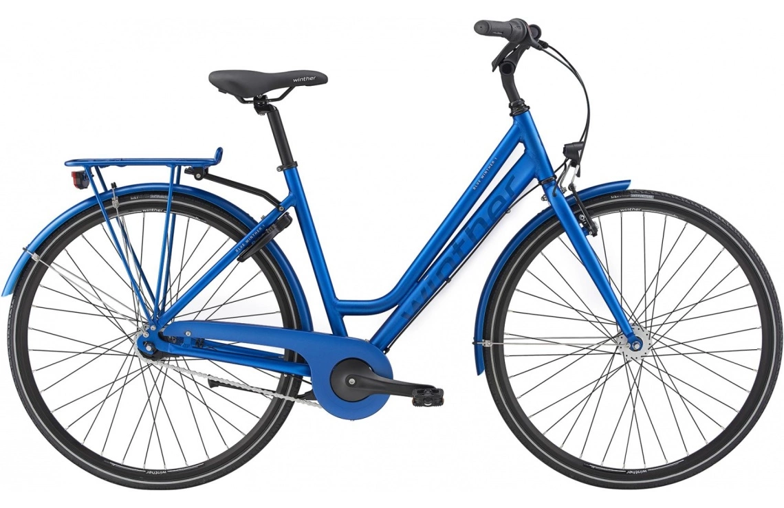 Damcykel Blue Winther 1 7-växlad Blå 3 Damcykel Blue Winther 1 7-växlad Blå
