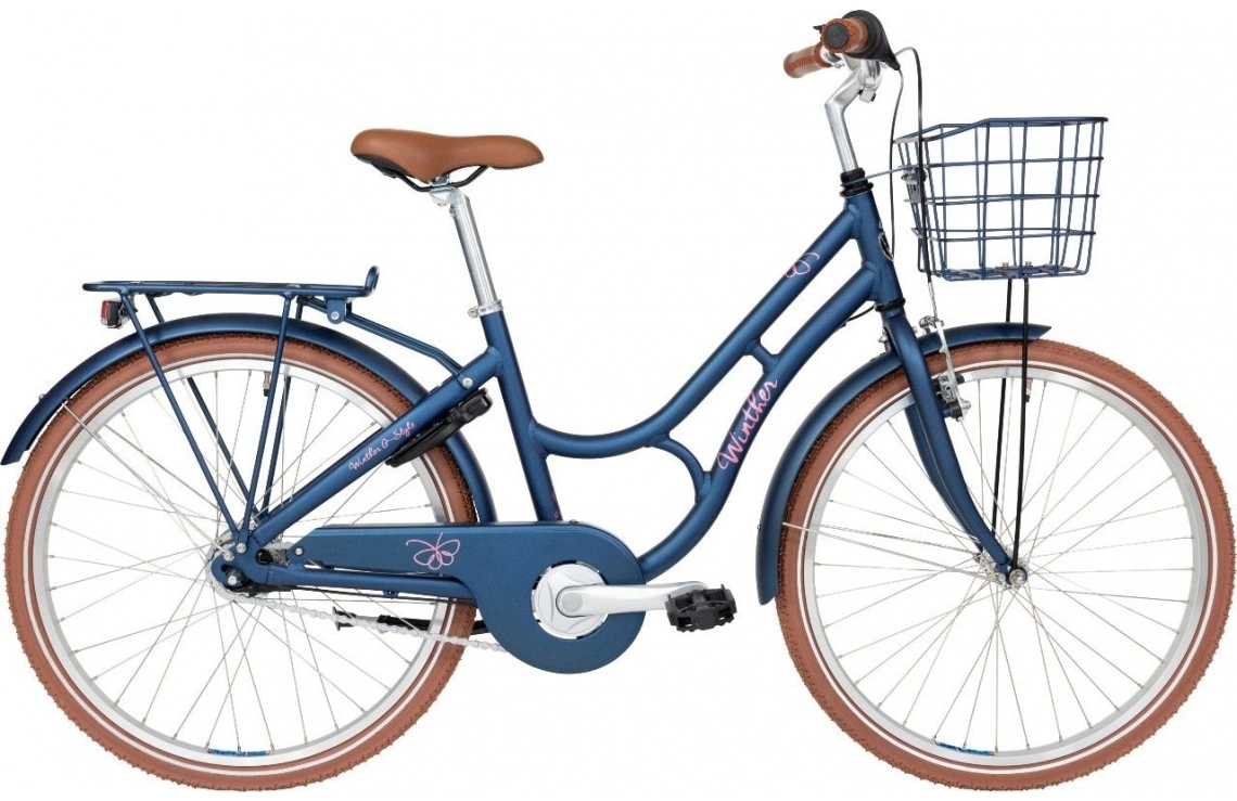 Barncykel Winther G-Style 7 Växlar Mörkblå 24" 3 Barncykel Winther G-Style 7 Växlar Mörkblå 24"