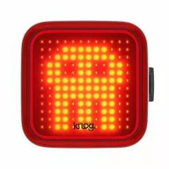 Baklampa Knog Blinder Skull Röd