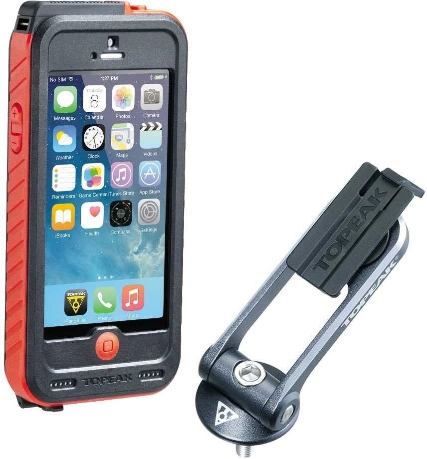 Mobilfodral Topeak Ridecase IPhone SE/5/5S Svart/röd + Powerpack 3150 MAh 3 Mobilfodral Topeak Ridecase IPhone SE/5/5S Svart/röd + Powerpack 3150 MAh