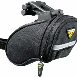 Sadelväska Topeak Aero Wedge Quickclick Micro 0.41 L Svart