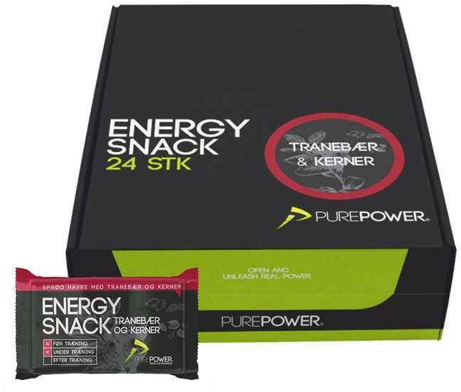 Energibar PurePower Energy Snack 60 G Tranbär 3 Energibar PurePower Energy Snack 60 G Tranbär