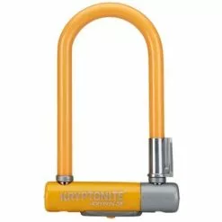 Bygellås Kryptonite Kryptolok 2 Mini 7 Orange Med Flexframe Fäste SSF-Godkänt 8.2 X 17.8 Cm -Cyklar affär CK1266582 1 1