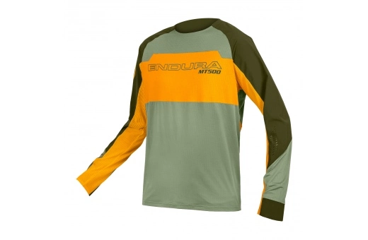 Tröja Endura MT500 Burner Lite L/S Gul 4 Tröja Endura MT500 Burner Lite L/S Gul - Bild 2