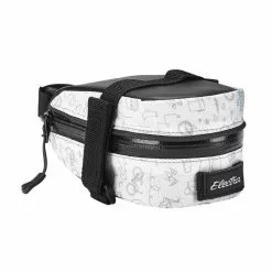 Sadelväska Electra Doodle White