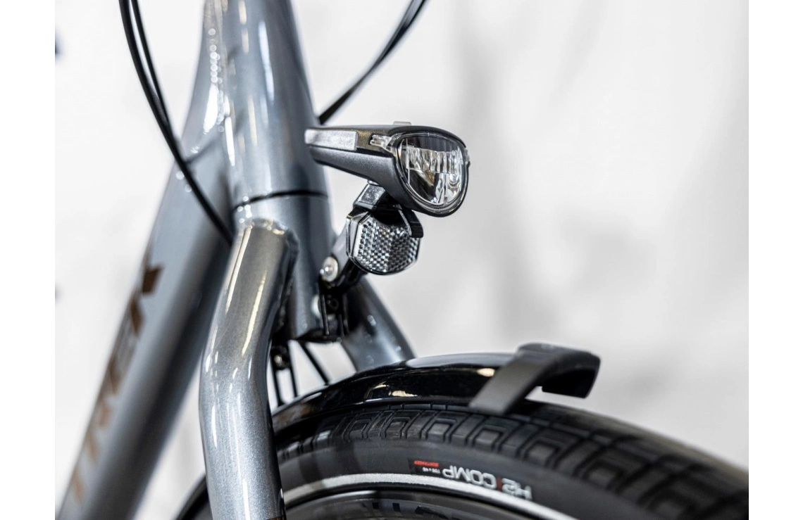 Hybridcykel Trek Verve 1 Eq Lowstep Dam Grå 11 Hybridcykel Trek Verve 1 Eq Lowstep Dam Grå - Bild 9