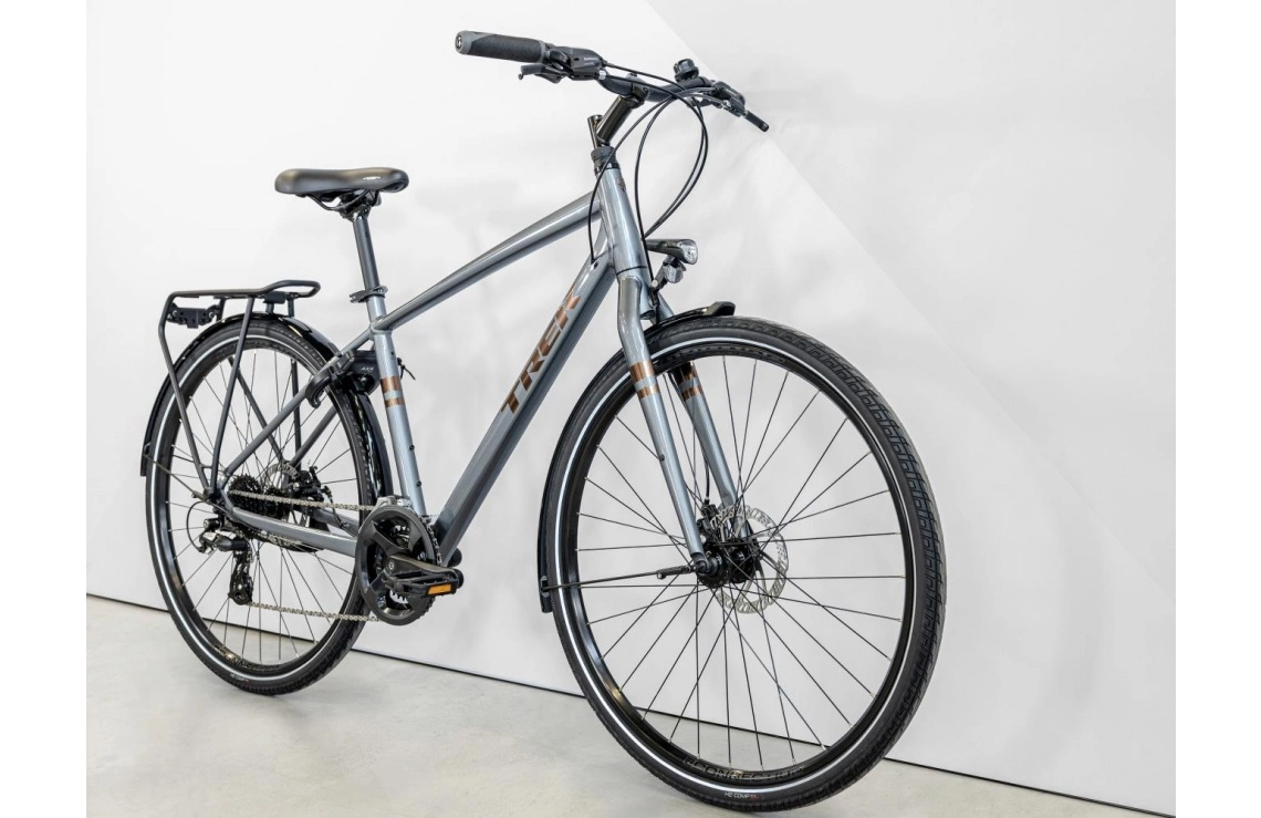 Hybridcykel Trek Verve 1 Eq Grå 4 Hybridcykel Trek Verve 1 Eq Grå - Bild 2