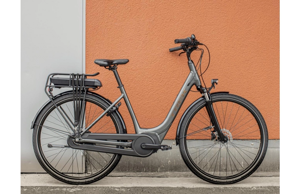 Elcykel Trek District+ 1 Lowstep 400wh Dam Grå 4 Elcykel Trek District+ 1 Lowstep 400wh Dam Grå - Bild 2