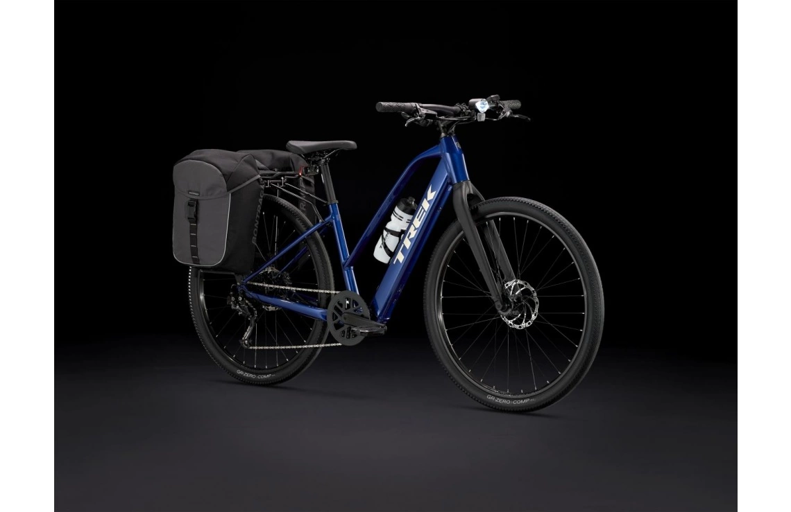 Elcykel Trek Dual Sport+ 2 Stagger Dam Blå 14 Elcykel Trek Dual Sport+ 2 Stagger Dam Blå - Bild 12