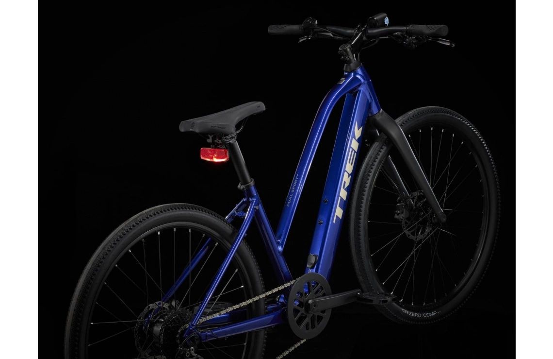 Elcykel Trek Dual Sport+ 2 Stagger Dam Blå 5 Elcykel Trek Dual Sport+ 2 Stagger Dam Blå - Bild 3