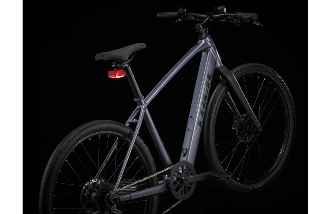 Elcykel Trek Dual Sport+ 2 Grå 5 Elcykel Trek Dual Sport+ 2 Grå - Bild 3