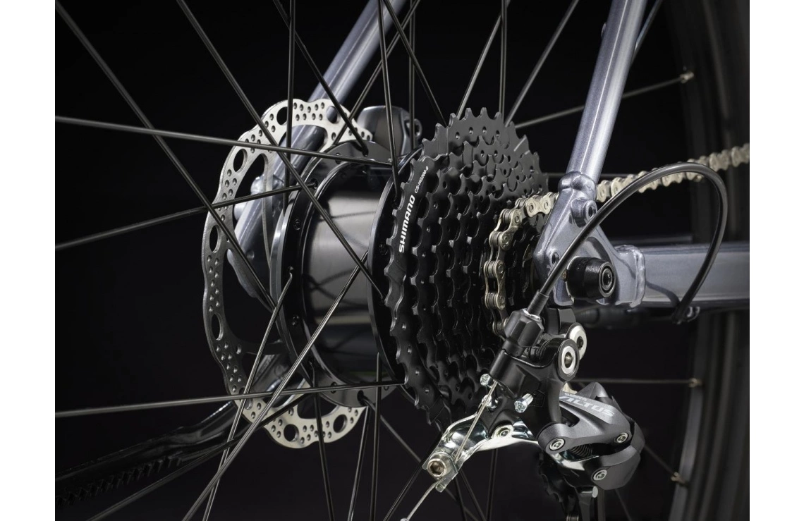 Elcykel Trek Dual Sport+ 2 Grå 6 Elcykel Trek Dual Sport+ 2 Grå - Bild 4