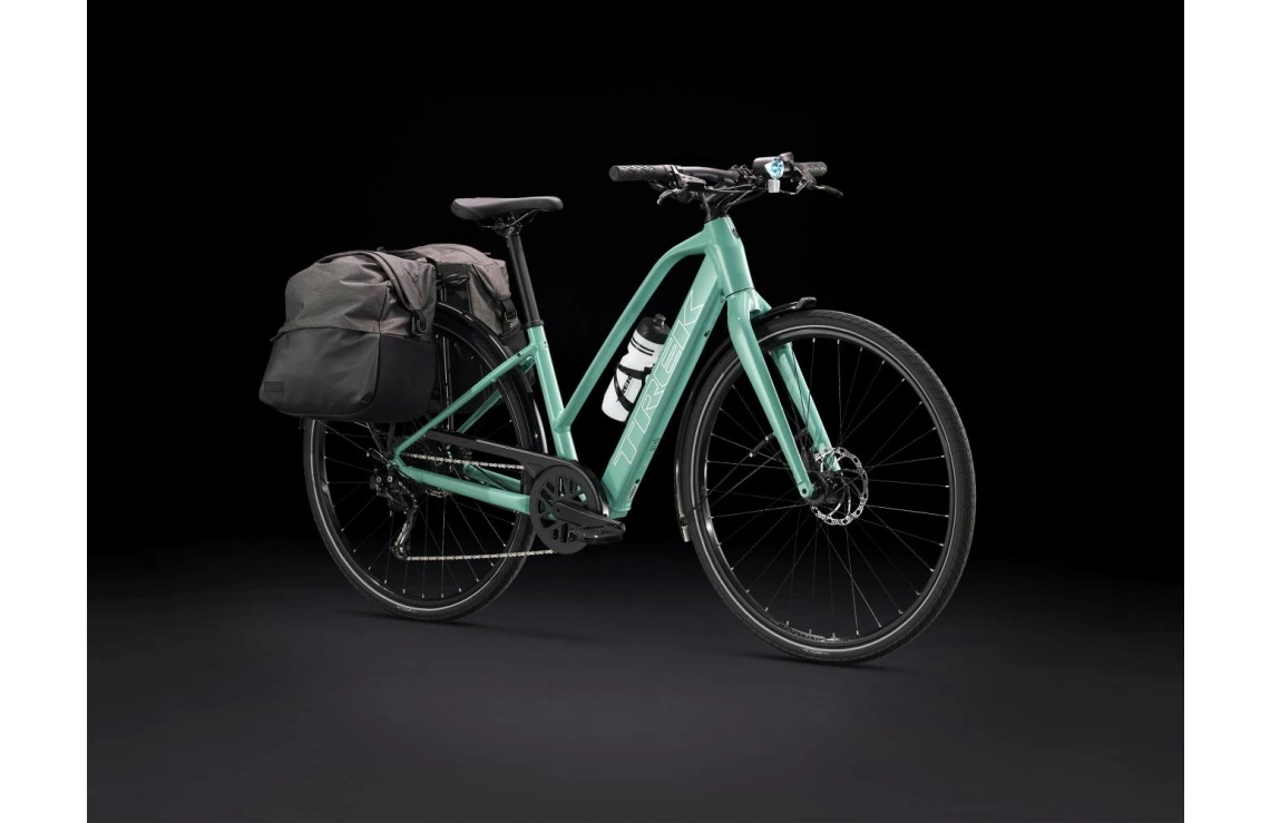 Elcykel Trek Fx+ 2 Stagger Dam Grön 14 Elcykel Trek Fx+ 2 Stagger Dam Grön - Bild 12