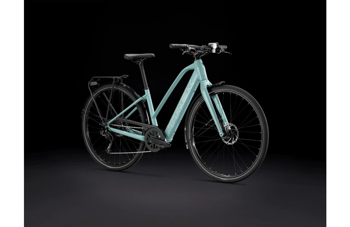 Elcykel Trek Fx+ 2 Stagger Dam Grön 4 Elcykel Trek Fx+ 2 Stagger Dam Grön - Bild 2