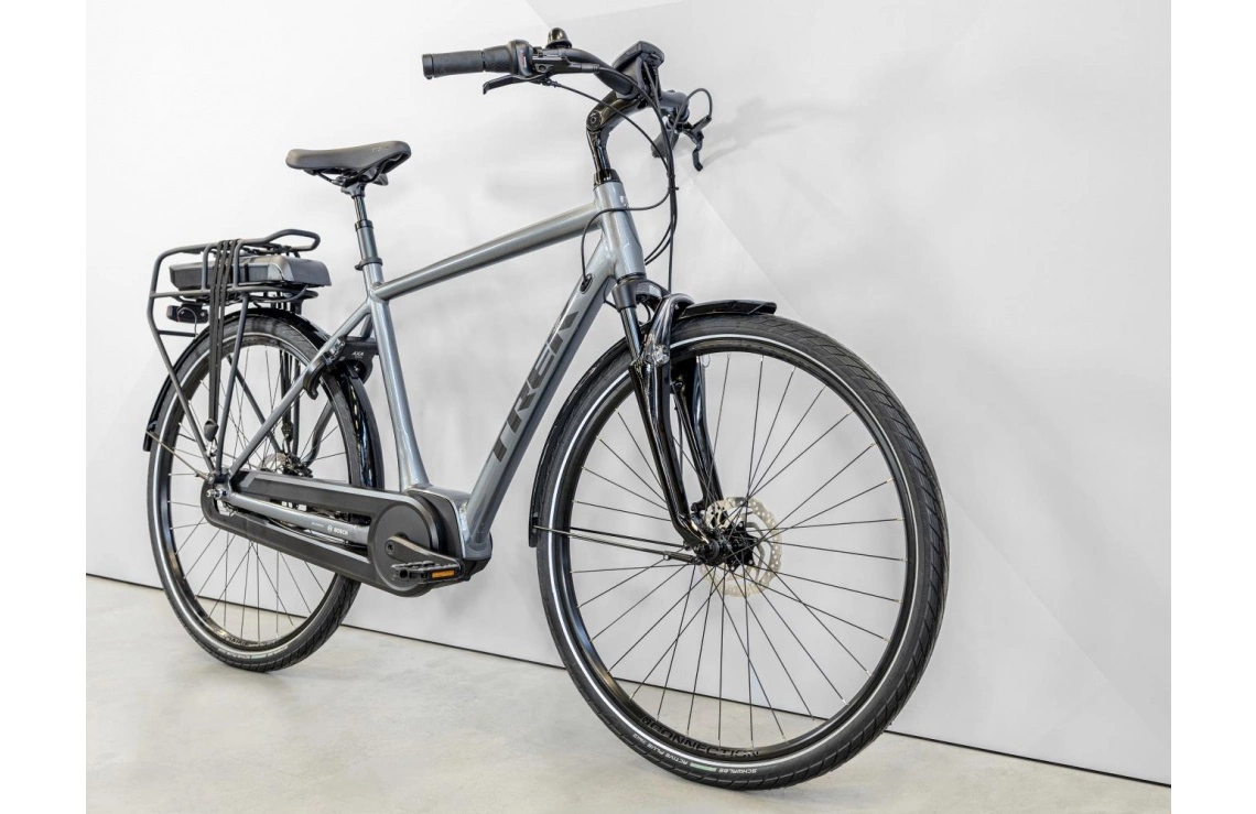 Elcykel Trek District+ 2 500wh Grå 4 Elcykel Trek District+ 2 500wh Grå - Bild 2