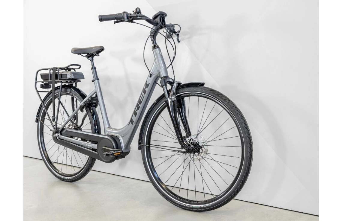 Elcykel Trek District+ 2 Lowstep 400wh Dam Grå 4 Elcykel Trek District+ 2 Lowstep 400wh Dam Grå - Bild 2