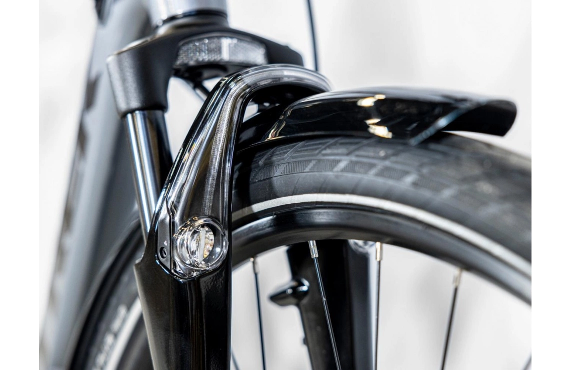 Elcykel Trek District+ 2 Lowstep 400wh Dam Grå 11 Elcykel Trek District+ 2 Lowstep 400wh Dam Grå - Bild 9