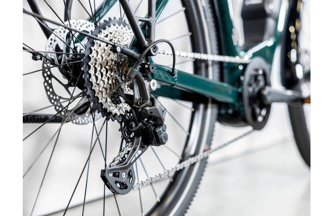 Elcykel Trek Allant+ 6 Lowstep 545wh Dam Grön 11 Elcykel Trek Allant+ 6 Lowstep 545wh Dam Grön - Bild 9