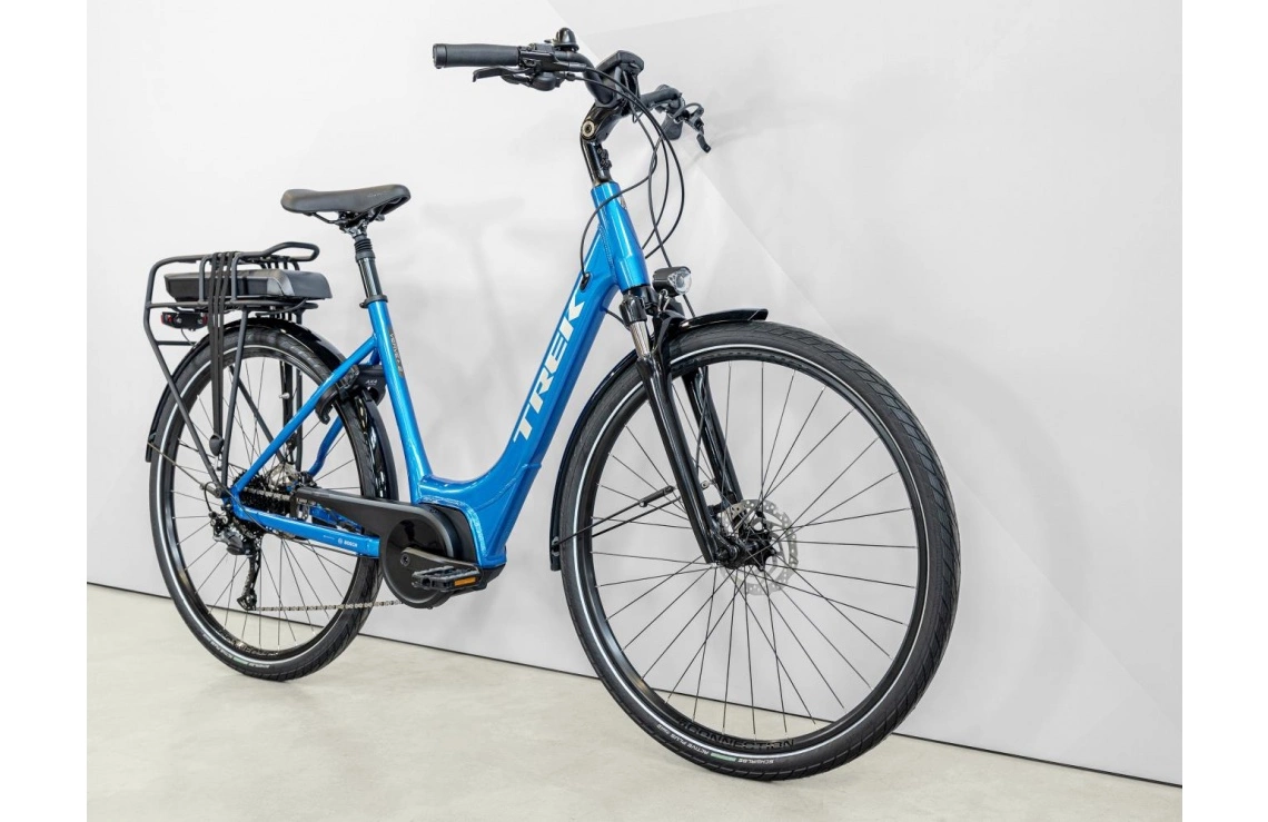 Elcykel Trek Verve+ 2 Lowstep 500wh Dam Blå 4 Elcykel Trek Verve+ 2 Lowstep 500wh Dam Blå - Bild 2