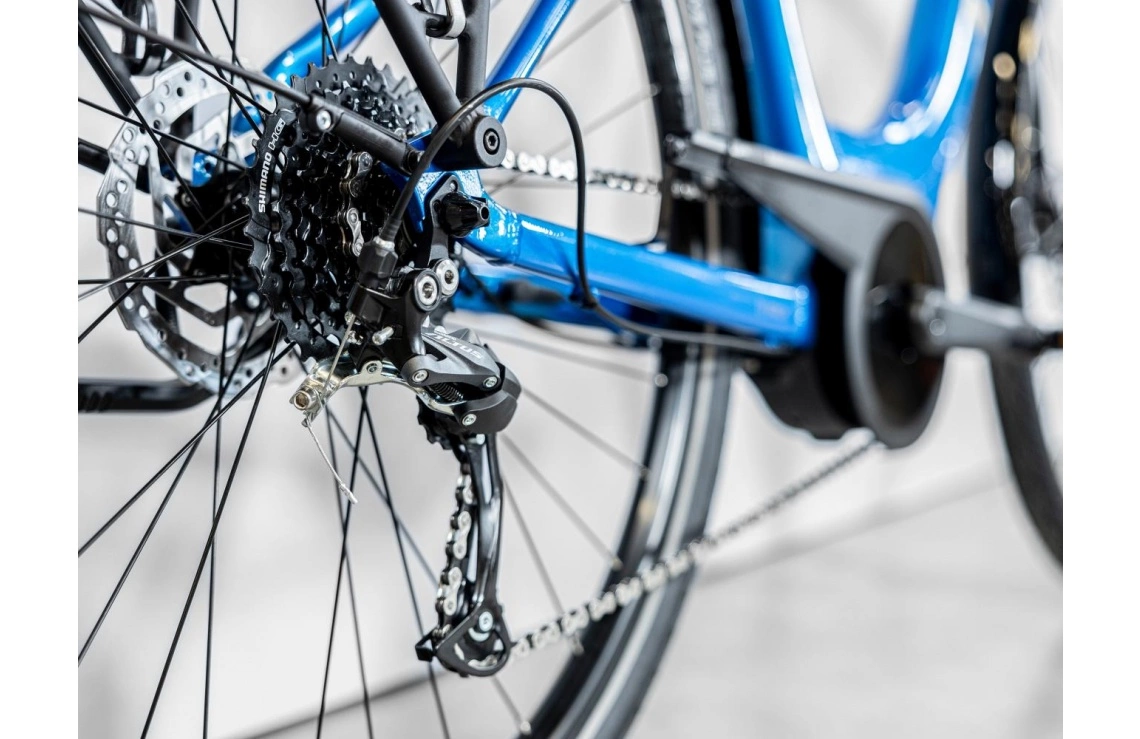 Elcykel Trek Verve+ 2 Lowstep 500wh Dam Blå 10 Elcykel Trek Verve+ 2 Lowstep 500wh Dam Blå - Bild 8