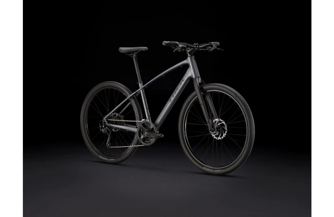 Hybridcykel Trek Dual Sport 2 Gen 5 Grå 4 Hybridcykel Trek Dual Sport 2 Gen 5 Grå - Bild 2