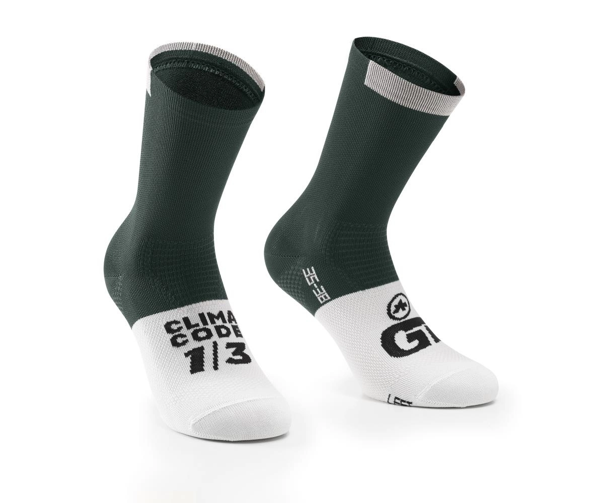 Strumpor Assos GT C2 Schwarzwald Green 3 Strumpor Assos GT C2 Schwarzwald Green