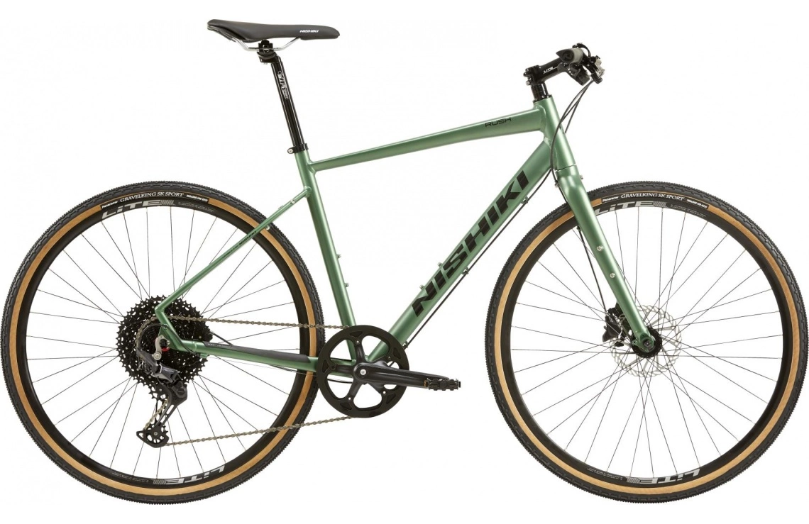 Hybridcykel Nishiki Rush Herr Grön 3 Hybridcykel Nishiki Rush Herr Grön