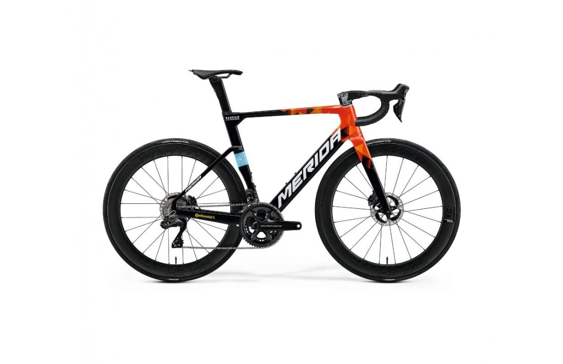 Racercykel Merida REACTO TEAM Orange/svart 3 Racercykel Merida REACTO TEAM Orange/svart