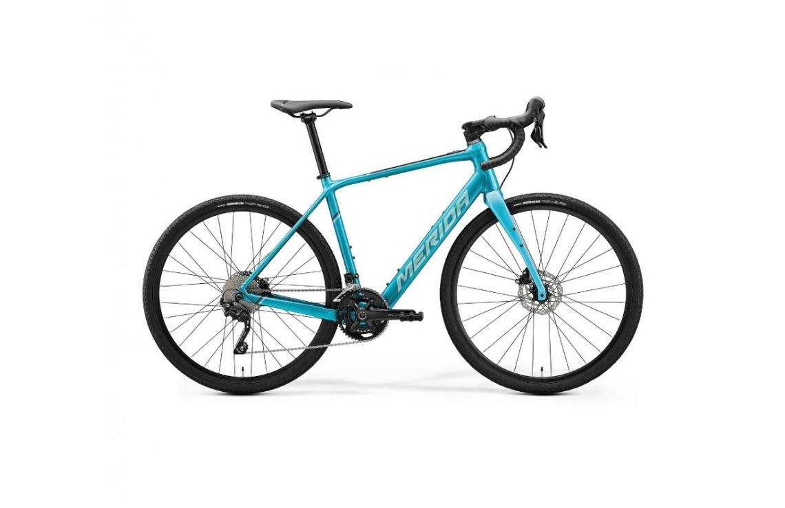 E-Gravelbike Merida ESILEX 400 Blå/svart 3 E-Gravelbike Merida ESILEX 400 Blå/svart