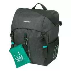 Pakethållarväska Basil Discovery L Single Bag 20L Svart