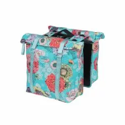 Pakethållarväska Basil Dubbel Bloom Waterproof MIK 28-35L Blå