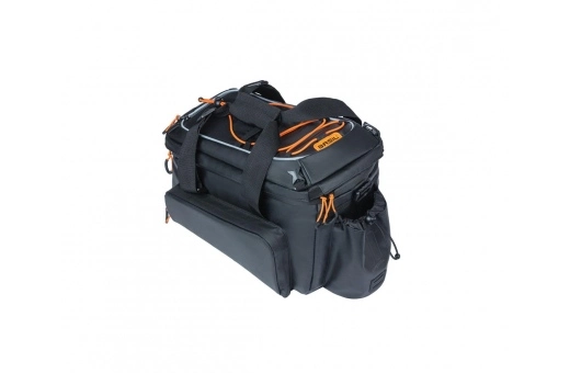 Pakethållarväska Basil Miles XL MIK Trunkbag 9-36L Svart/Orange 4 Pakethållarväska Basil Miles XL MIK Trunkbag 9-36L Svart/Orange - Bild 2