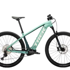 El MTB Trek Powerfly 5 Satin Blue Sage Juniper