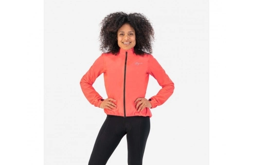 Cykeljacka Rogelli Dam Rain Core Coral 4 Cykeljacka Rogelli Dam Rain Core Coral - Bild 2