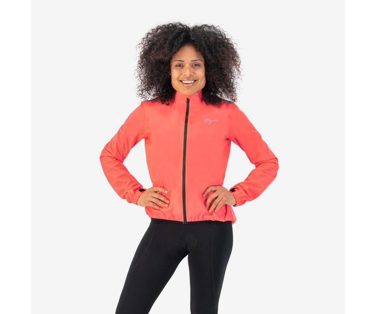 Cykeljacka Rogelli Dam Rain Core Coral 3 Cykeljacka Rogelli Dam Rain Core Coral