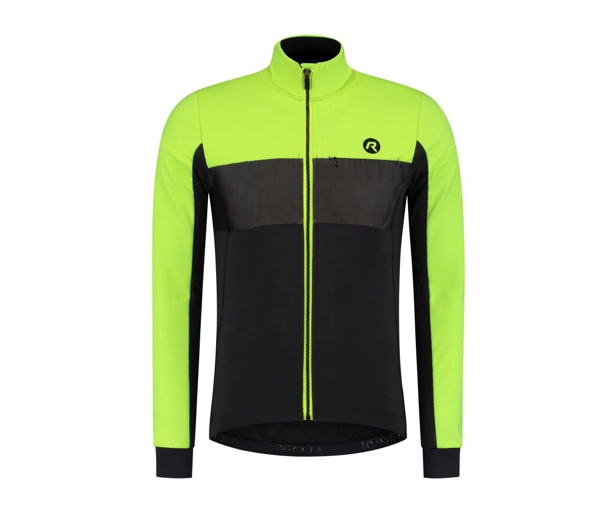 Cykeljacka Rogelli Winter Attq Black/Yellow 3 Cykeljacka Rogelli Winter Attq Black/Yellow