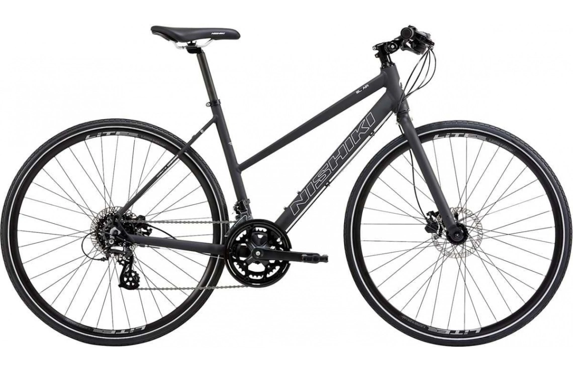 Hybridcykel Nishiki SL Air Dam Svart 3 Hybridcykel Nishiki SL Air Dam Svart