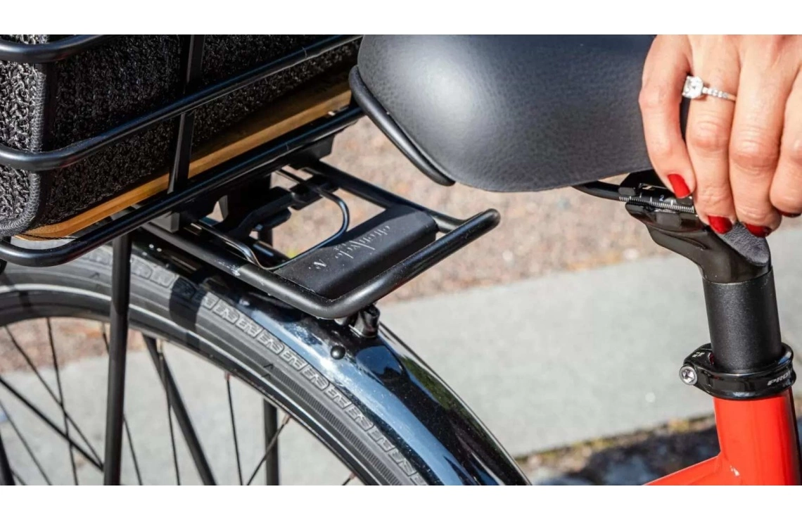 Elcykel Ecoride Ambassador 28 AXS M-5 E5 Dam Röd 5 Elcykel Ecoride Ambassador 28 AXS M-5 E5 Dam Röd - Bild 3