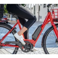 Elcykel Ecoride Ambassador 28 AXS M-5 E6 Dam Röd -Cyklar affär ambassador axs m 8 e6 rod 1 scaled 1600x900 1