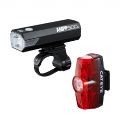 Black Belysningsset Cateye AMPP500 & Rapid Mini Svart 5 Black Belysningsset Cateye AMPP500 & Rapid Mini Svart -Cyklar affär ampp500 ld635 1