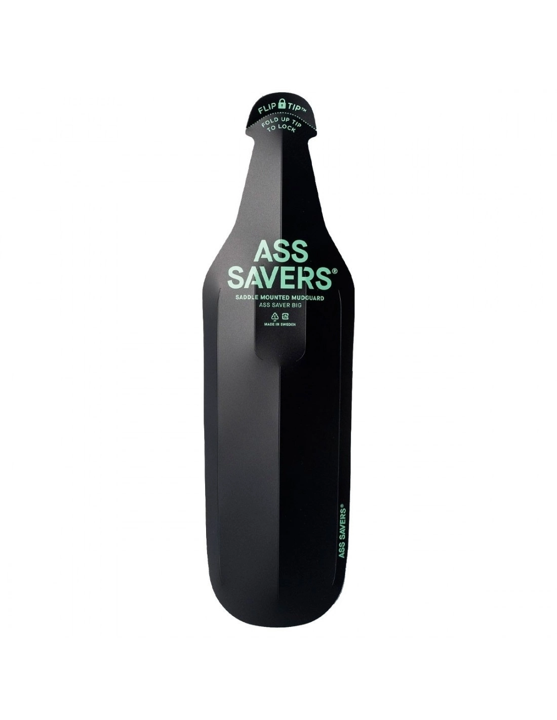 Bakskärm Ass Saver Big Svart/mint 3 Bakskärm Ass Saver Big Svart/mint