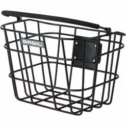 Cykelkorg Basil Front Bremen Alu Be/Kf Matt Black
