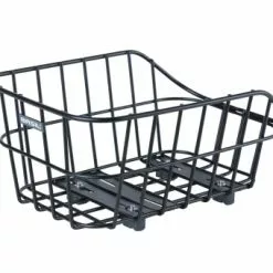 Korg Basil Rear Cento Alu WSL Svart -Cyklar affär basil cento alu wsl rear basket 22 liter matt blac 1 1