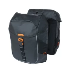 Packväska Basil Miles Tarpaulin Double Bicycle Bag Svart